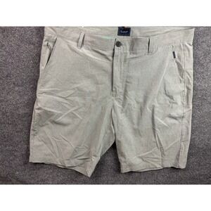 7Diamonds Performance Shorts Mens 40 Gray Heathered Stretch Golf Active